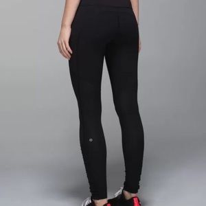 ISO lululemon leggings with LOGO ON LEG